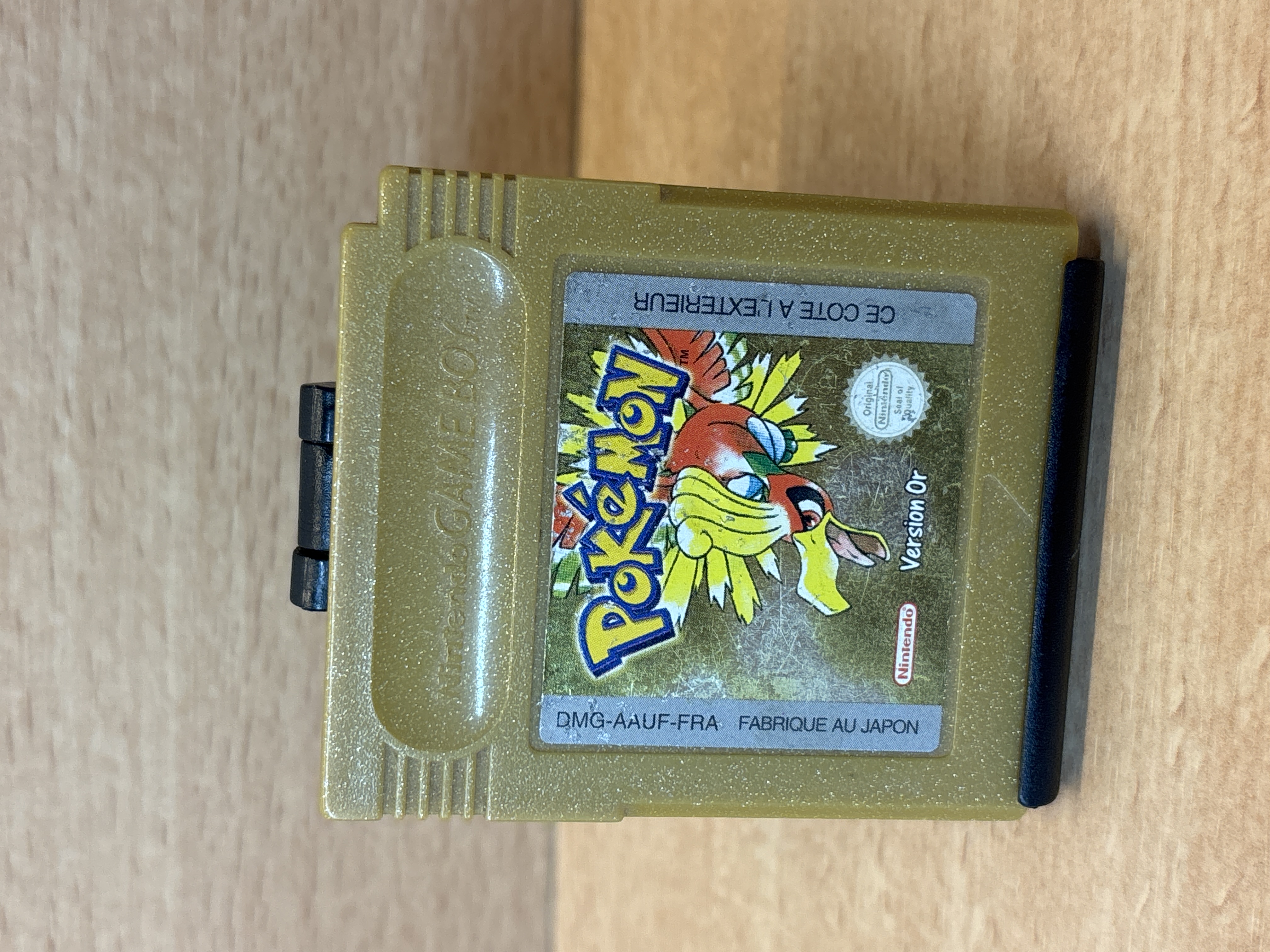 Pokémon Version Or Game Boy cartouche jeu Nintendo