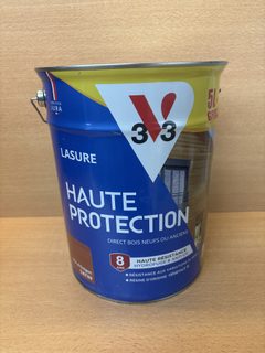 V33 Lasure haute protection 8 ans satin pin d'Orégon 6 L