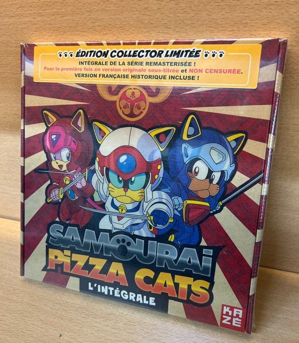 Coffret DVD Samouraï Pizza Cats L'intégrale édition collector limitée