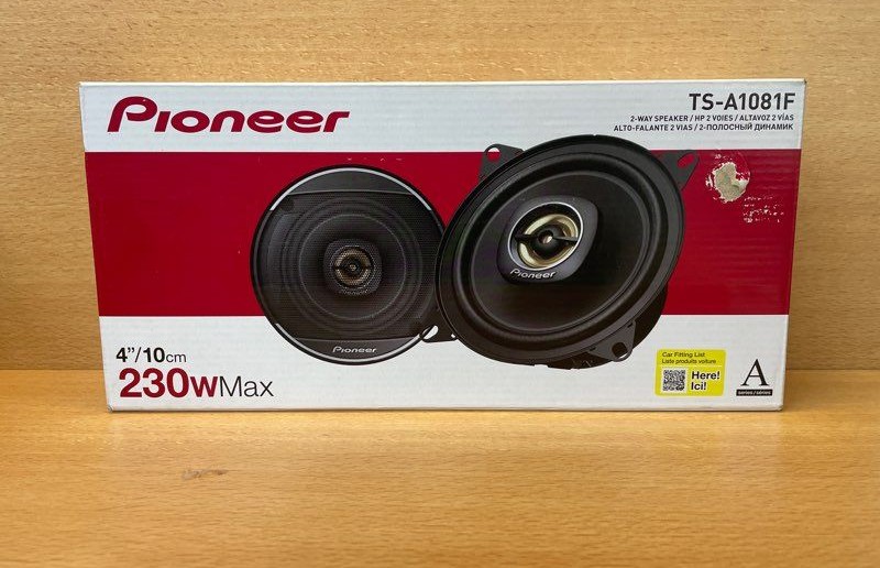 Enceintes voiture Pioneer TS-A1081F 10 cm 230W Max neuves