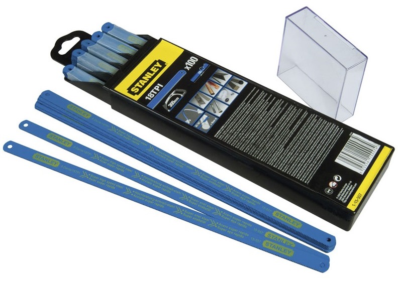 Stanley 2-15-558 lot de 5 lames de scie à métaux 300 mm 24 dents/pouce