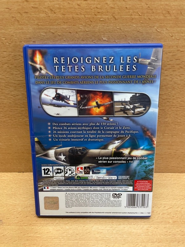 Jeu PS2 Heroes of the Pacific — photo 3