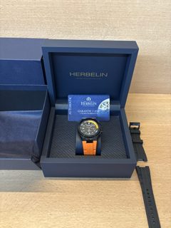 Montre automatique Herbelin Cap Camarat Diver 1745N14CMD noire orange