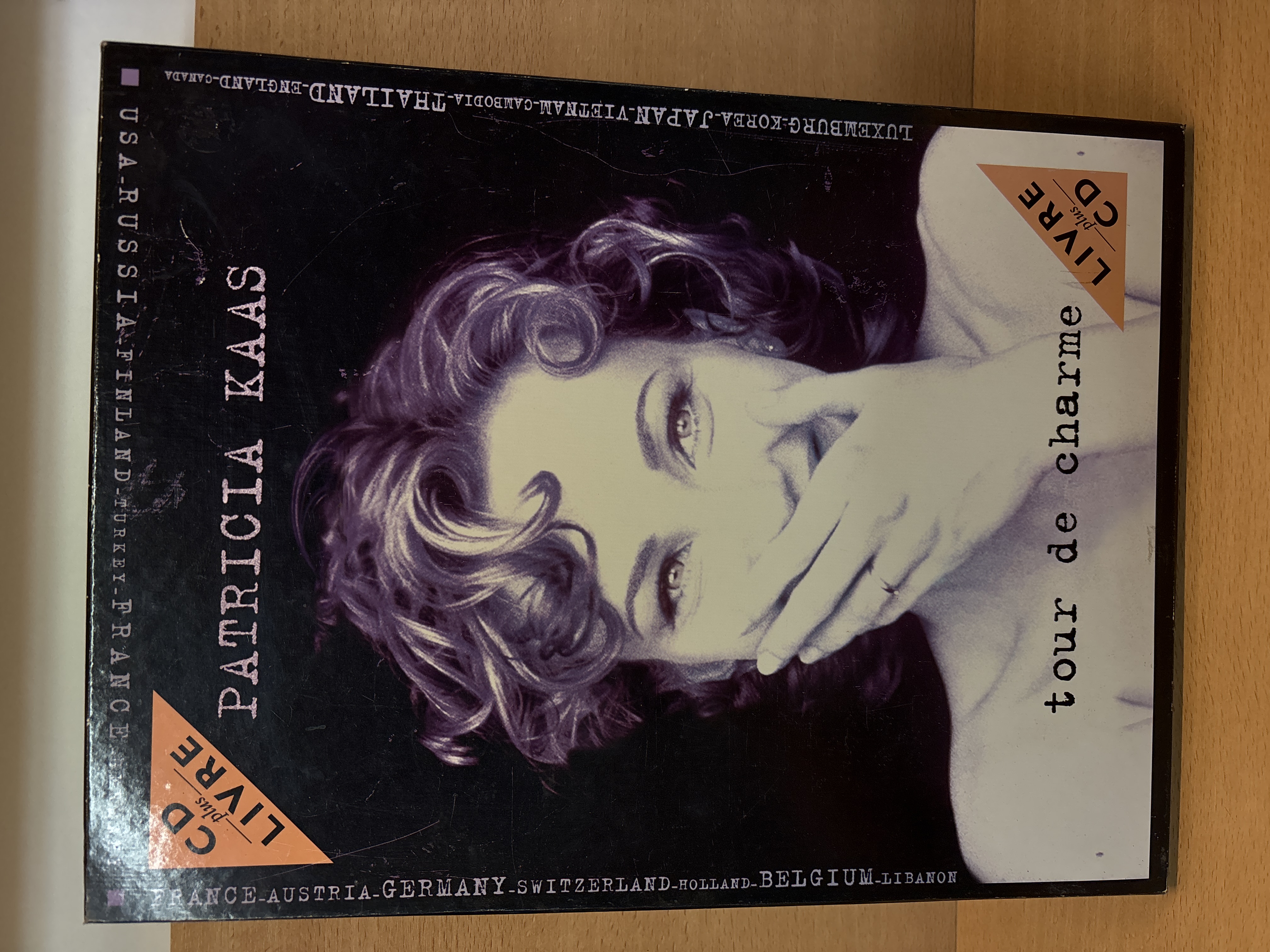 Tour de charme avec CD et poster édition 1994 Patricia Kaas