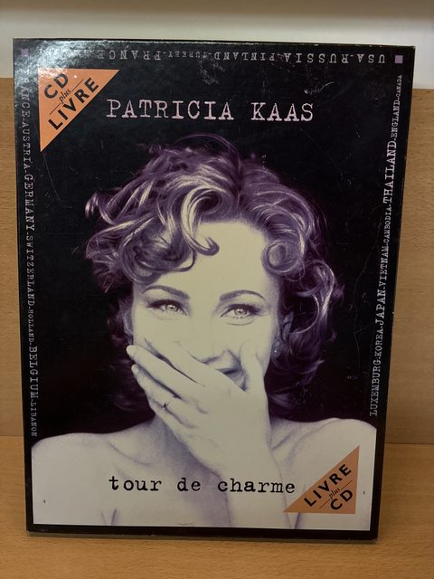 Tour de charme avec CD et poster édition 1994 Patricia Kaas
