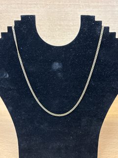 Chaîne maille gourmette en or 18 carats 13,2 g 49 cm