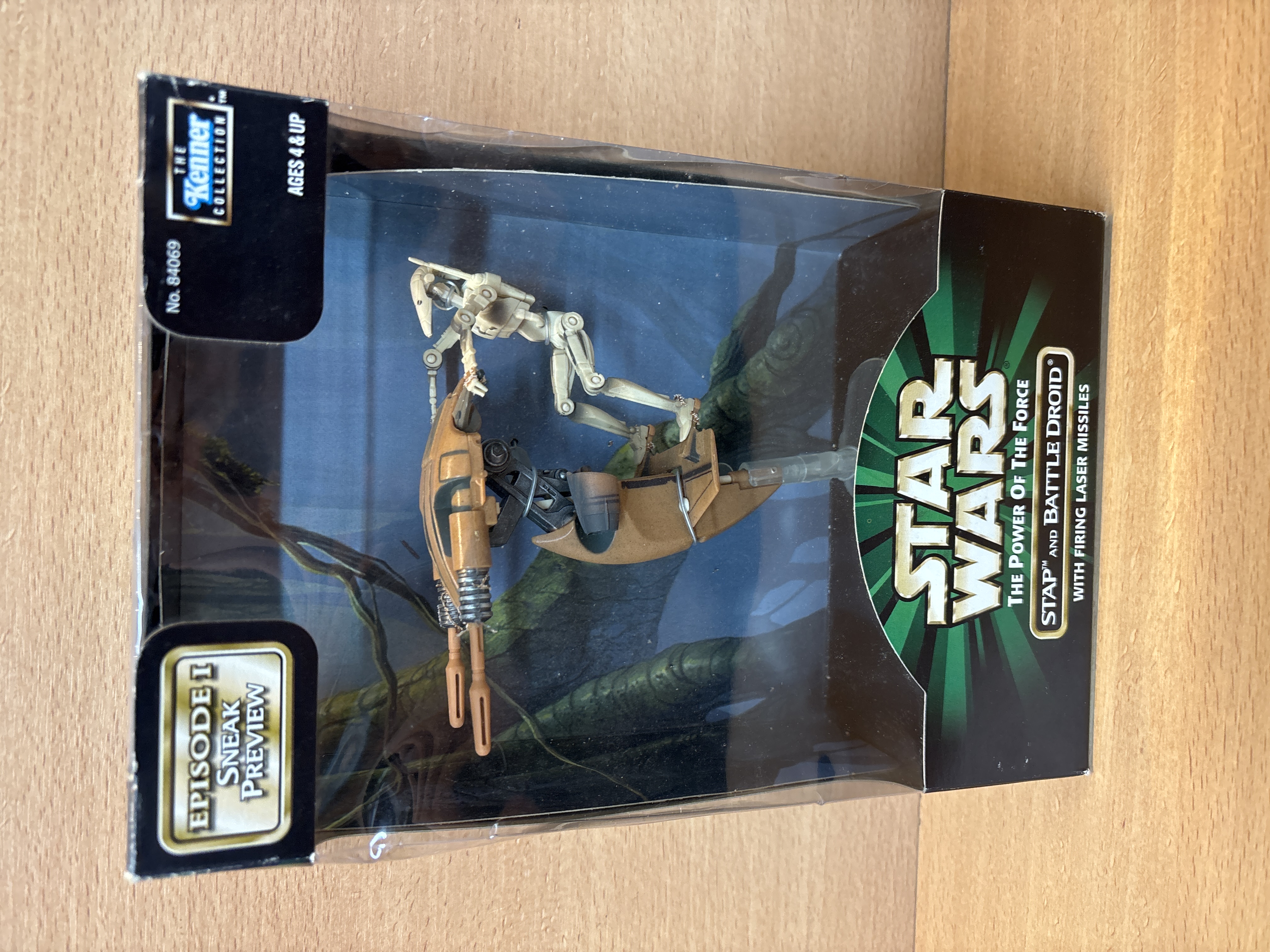 Star Wars Episode I STAP and Battle Droid Kenner Sneak Preview en boîte
