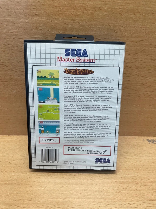 Jeu Sega Taz-Mania — photo 2
