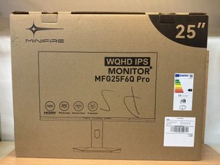 Écran PC Minifire MFG25F6Q Pro 25 pouces WQHD IPS 300 Hz