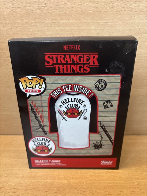 T-shirt Stranger Things Hellfire Club Funko taille M