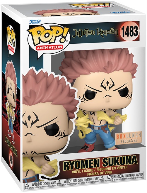 Funko Pop Ryomen Sukuna 1483 Special Edition Jujutsu Kaisen