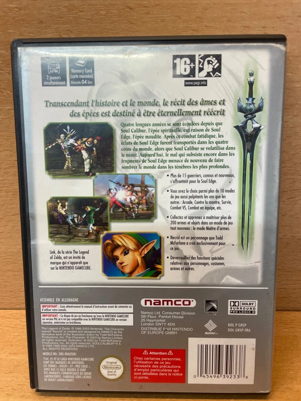 Jeu gamecube Soul Calibur 2 — photo 3
