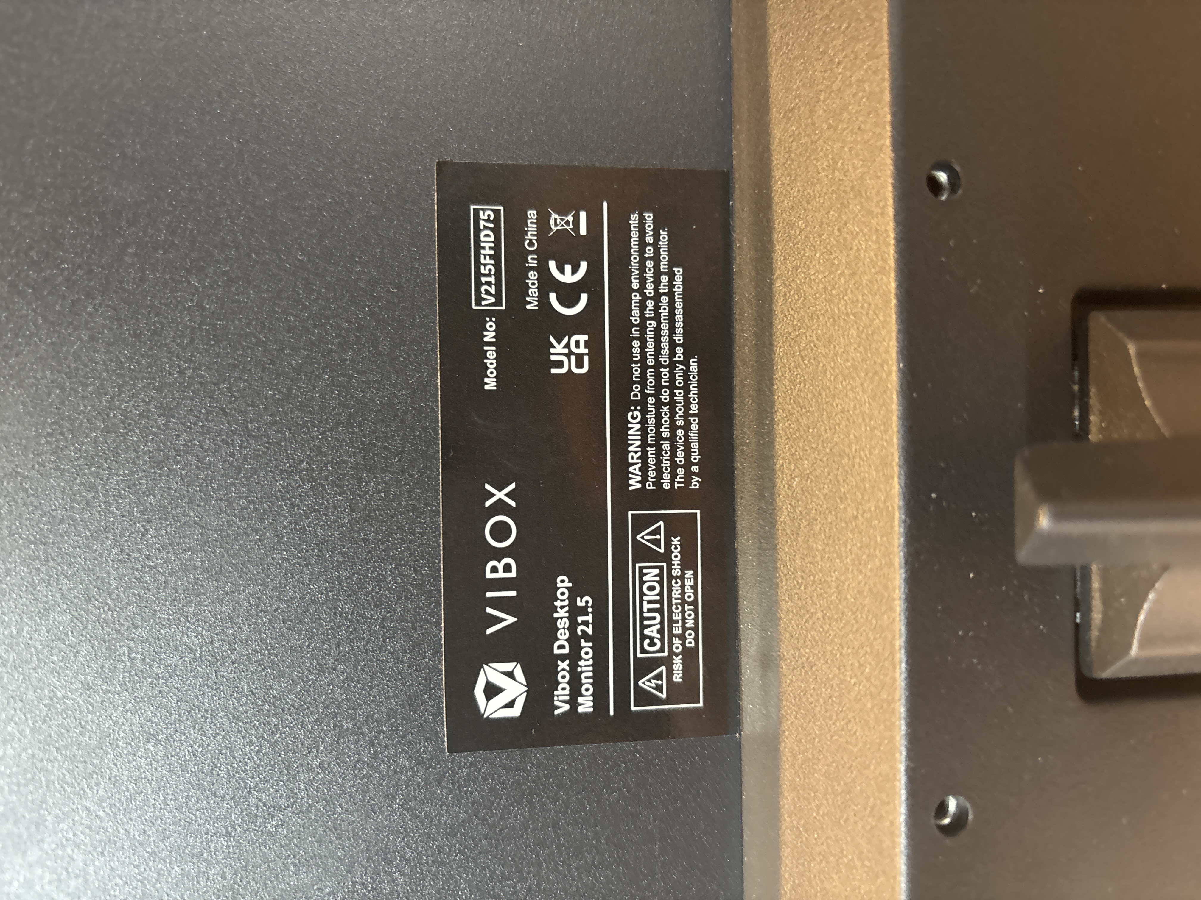 Écran PC Vibox 21,5 pouces V215FHD75 — photo 2
