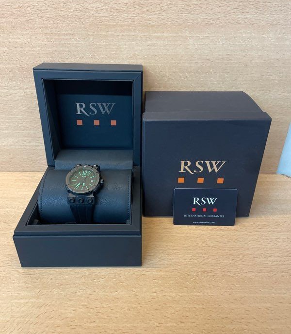 Montre automatique RSW 7125 BX avec boîte et carte de garantie