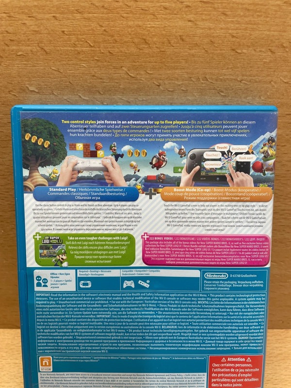Jeux Wii U Super Mario Bros U — photo 3