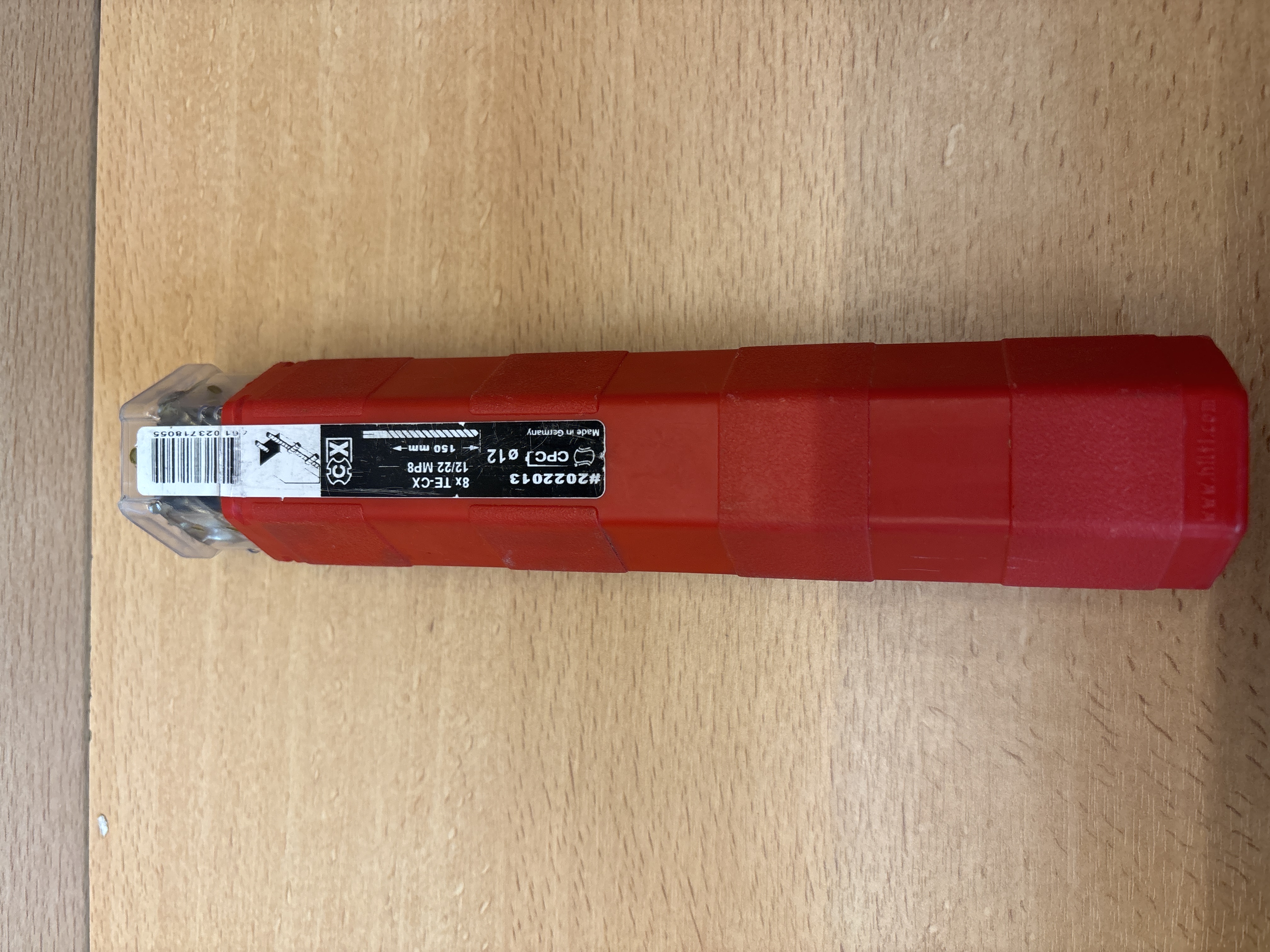 Foret béton Hilti TE-CX 12/220 SDS Plus