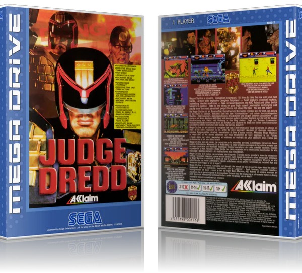 Judge Dredd Sega Mega Drive PAL sans notice