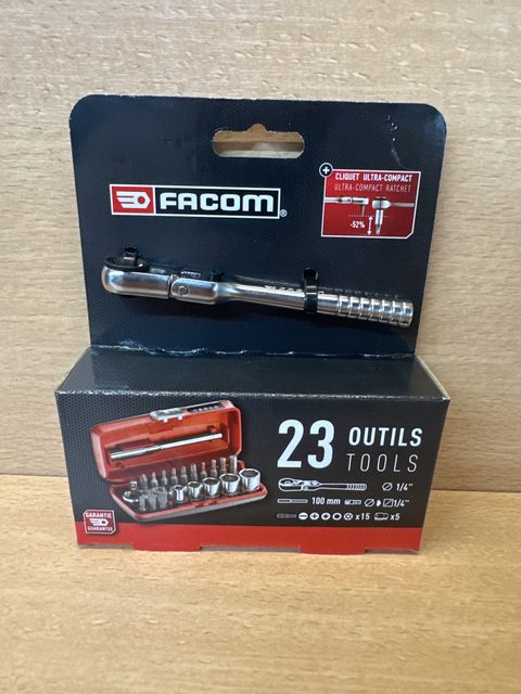 Facom R1PICOPB coffret douilles 1/4 et embouts 23 pièces