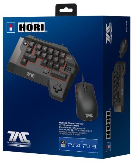 Hori Tactical Assault Commander Four clavier souris PS4 PS3 PC