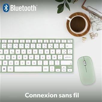 T'nB iClick ensemble clavier et souris Bluetooth vert
