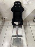 Cockpit simulateur de course Playseat avec siège baquet Oplite — photo 1