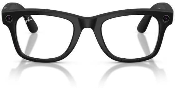 Lunettes connectées Ray-Ban Meta Wayfarer Gen 2 RW4012 noires 53 mm
