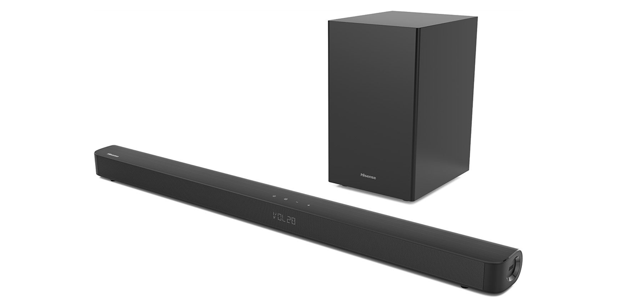 Barre de son Hisense HS212F 2.1 avec caisson de basses sans fil