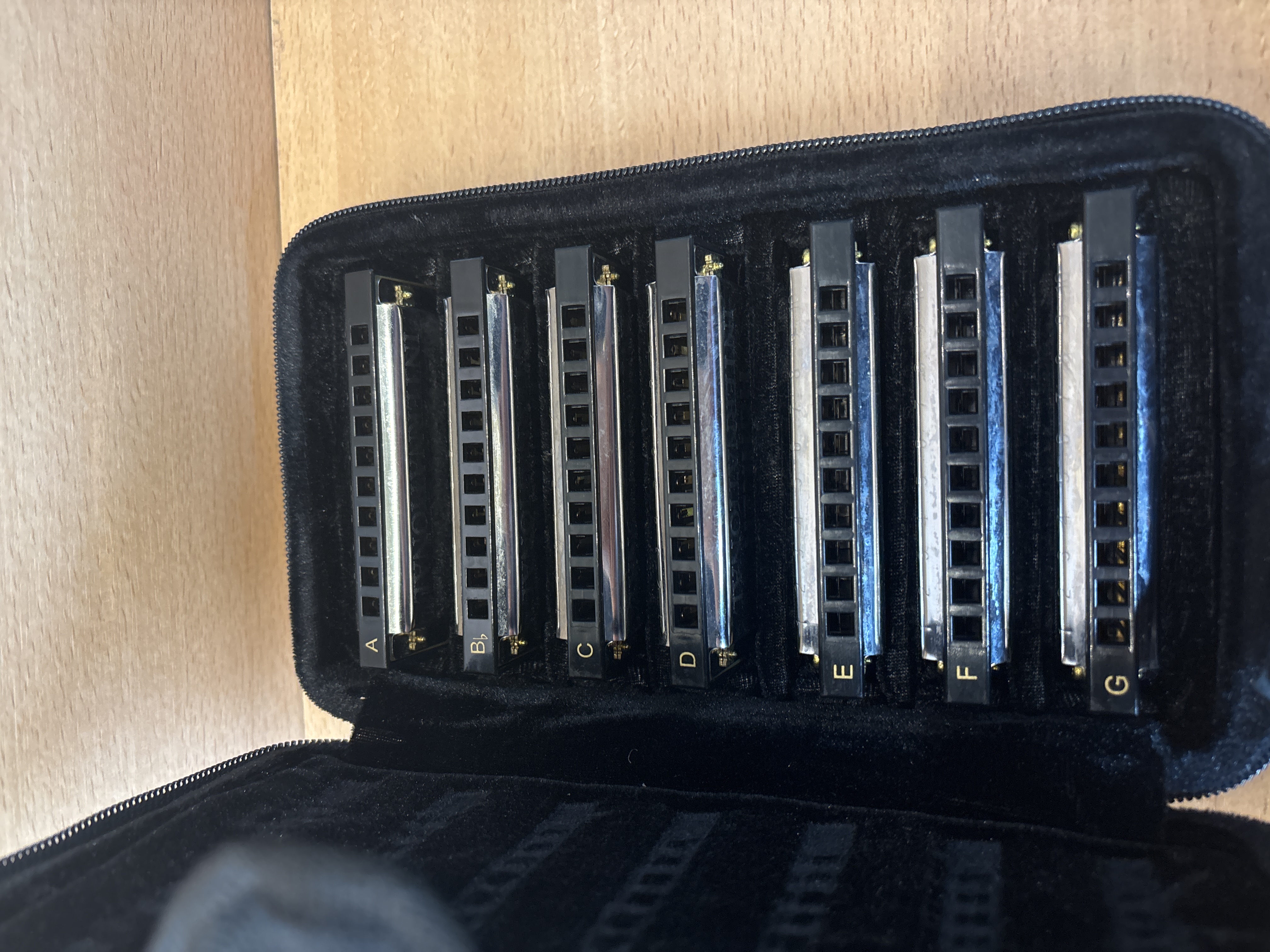 Set de 7 harmonicas Hohner Blues Harmonica Set avec étui — photo 2
