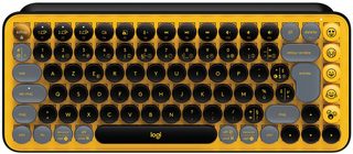 Clavier Logitech POP Keys Blast jaune AZERTY sans fil mécanique