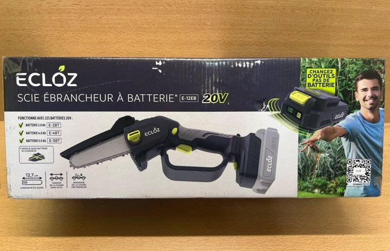 Scie ébrancheur à batterie Ecloz E-12EB 20V neuve