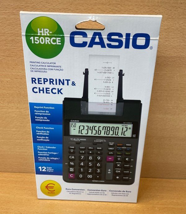 Calculatrice imprimante Casio HR-150RCE neuve