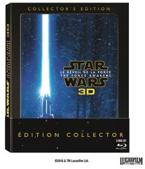 Star Wars Le Réveil de la Force édition collector Blu-ray 3D + 2 Blu-ray