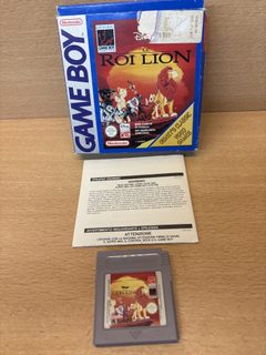 Le Roi Lion Game Boy Nintendo version francaise en boite avec notice
