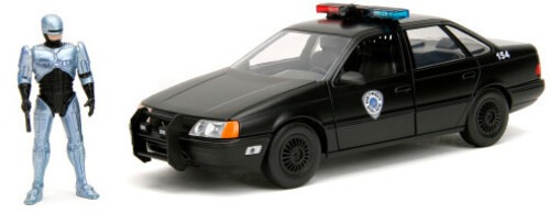 Jada Toys Ford Taurus noire 1986 avec figurine RoboCop