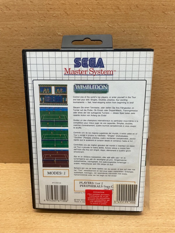Jeu Sega Wimbledon — photo 2