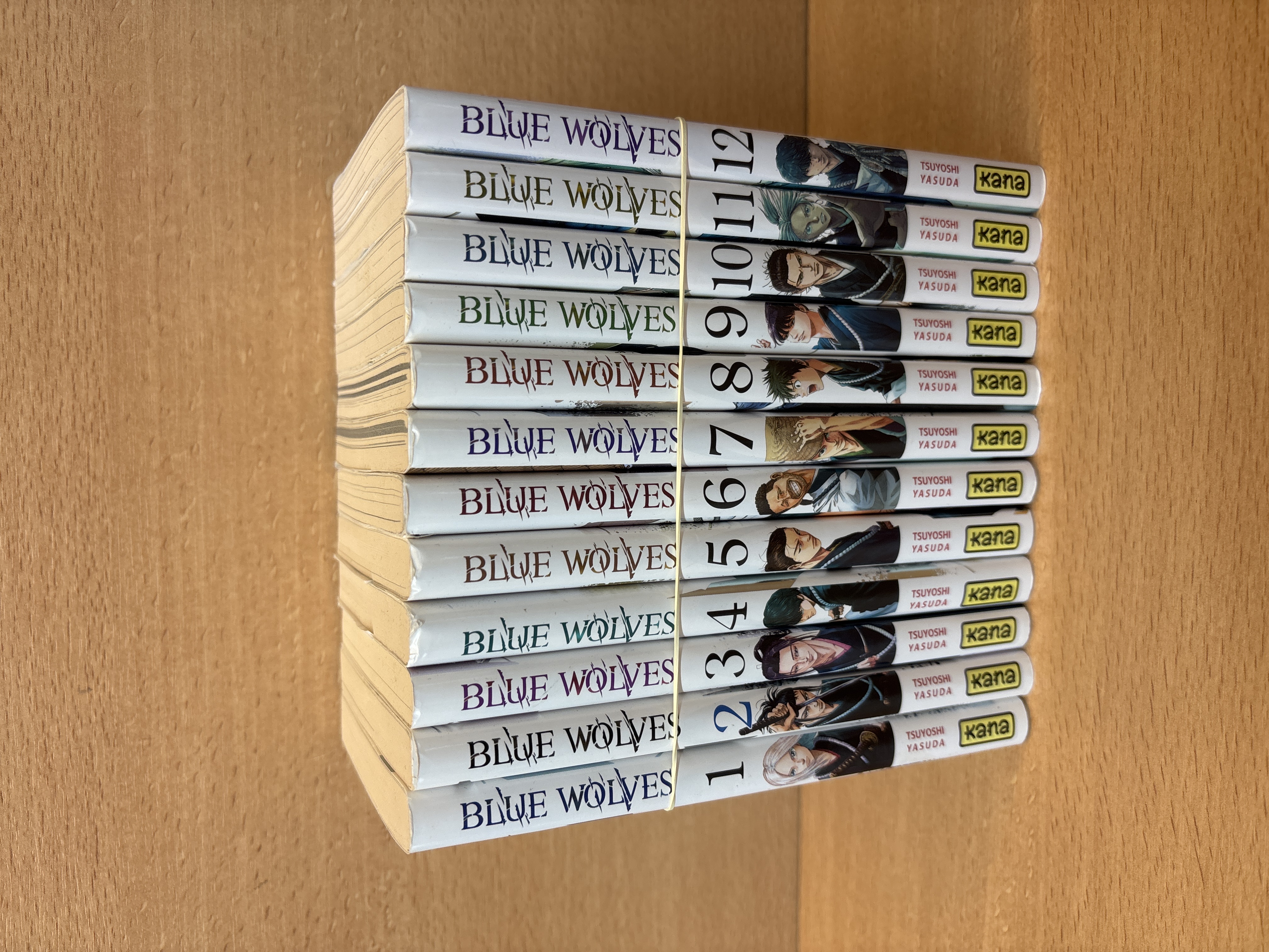 Lot mangas Blue Wolves tomes 1 à 12 Tsuyoshi Yasuda Kana