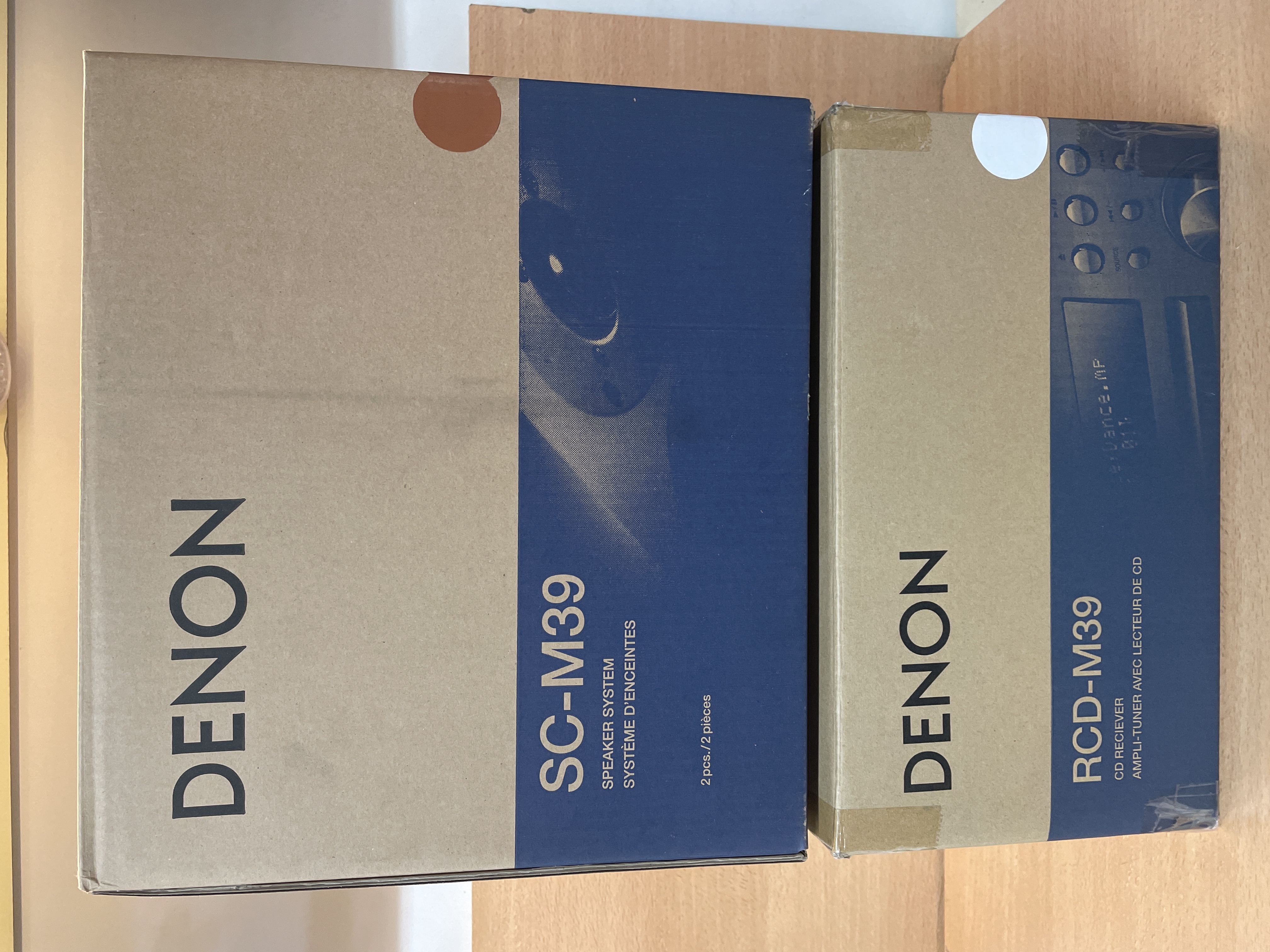 Chaîne hi-fi Denon RCD-M39 avec enceintes SC-M39