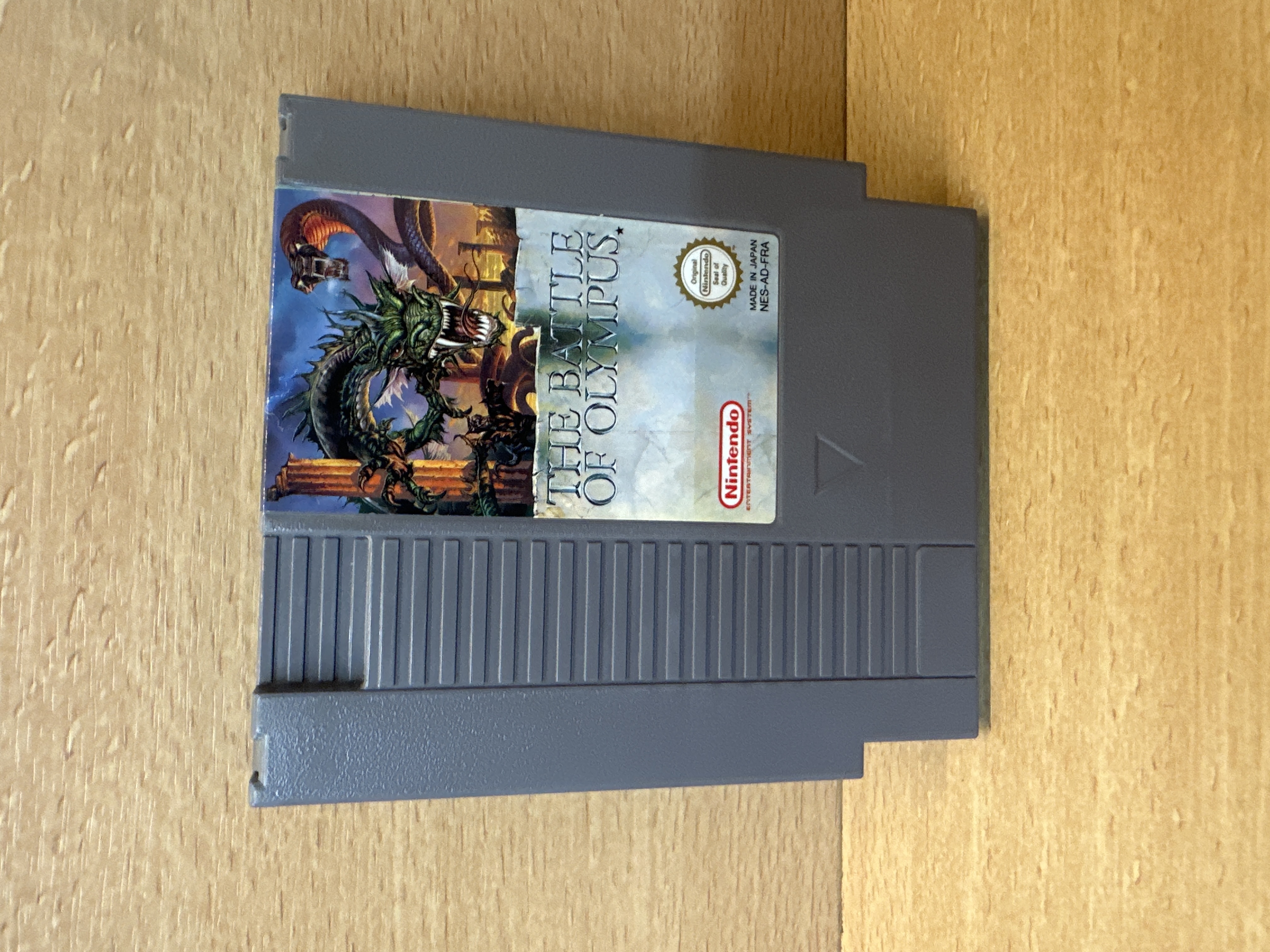The Battle of Olympus sur Nintendo NES