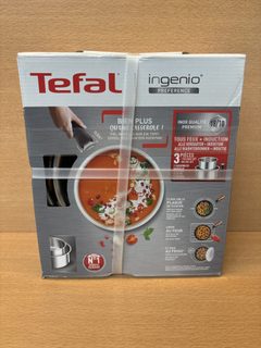 Tefal Ingenio Preference L9739302 - 2 casseroles inox 16/20 cm avec poignée