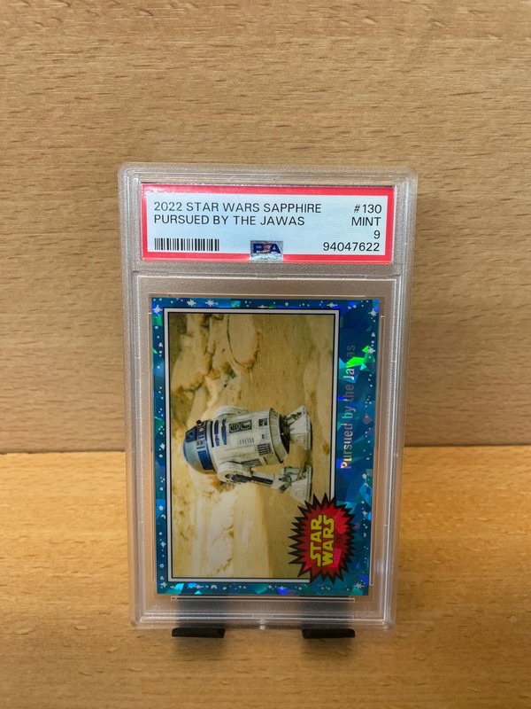 Carte Star Wars Sapphire Pursued by the Jawas PSA 9
