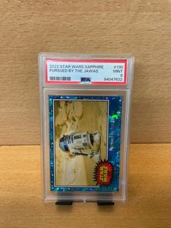 Carte Star Wars Sapphire Pursued by the Jawas PSA 9