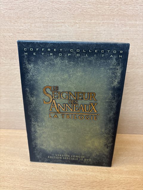 Coffret DVD Le Seigneur des Anneaux trilogie version longue édition spéciale 12 DVD