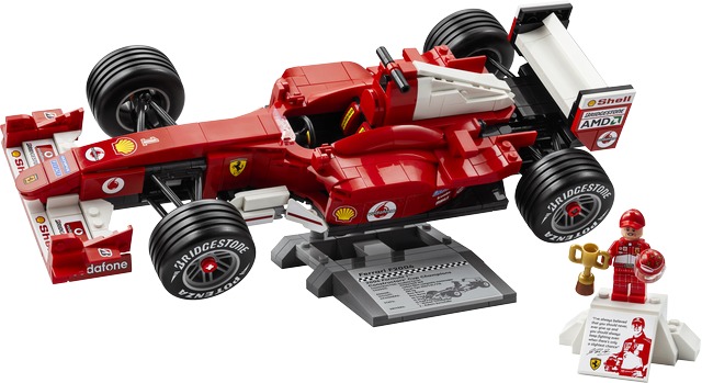 LEGO Icons 11375 Ferrari F2004 et Michael Schumacher