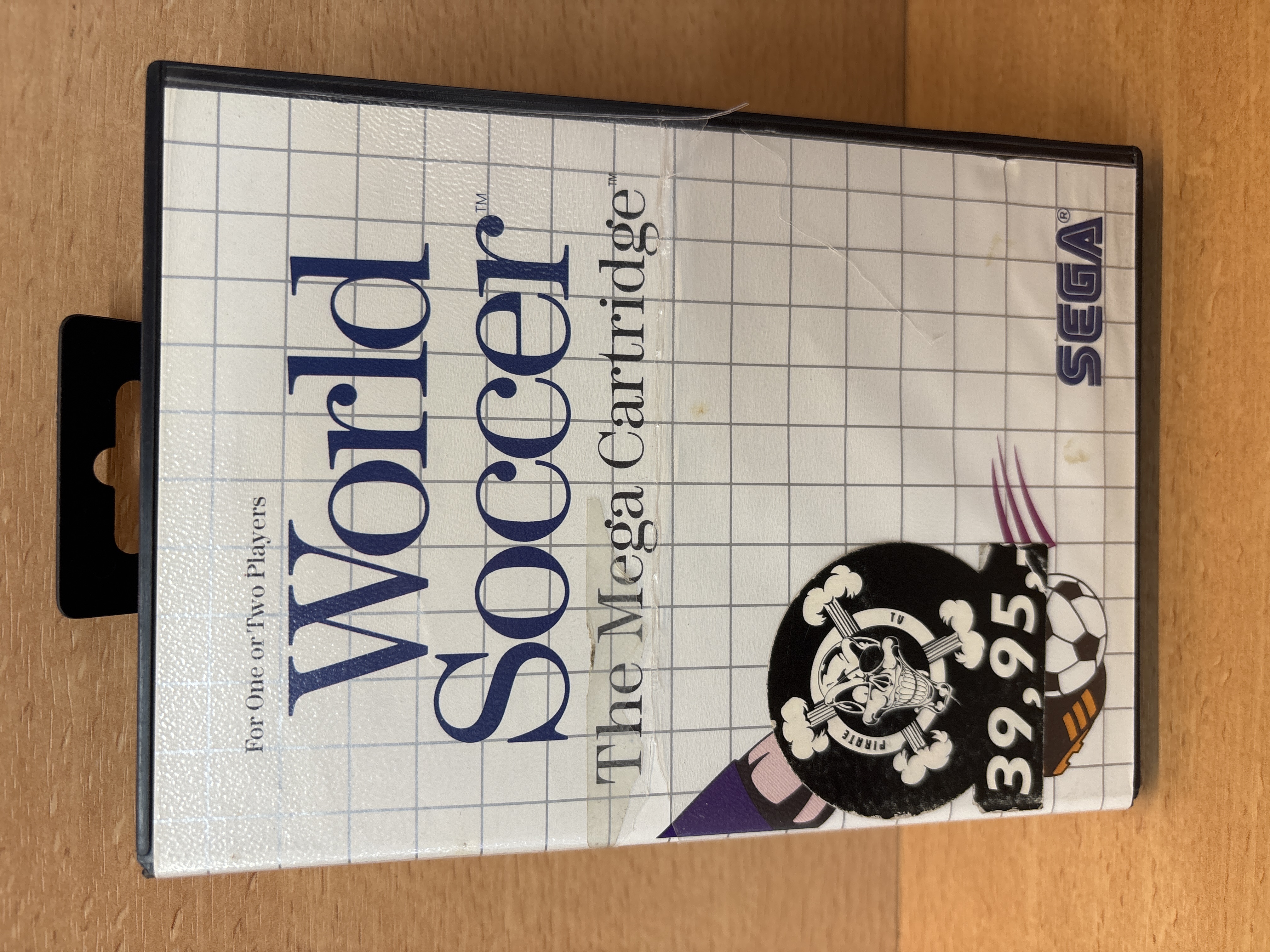 Jeu World Soccer Sega Mega Cartridge sans notice