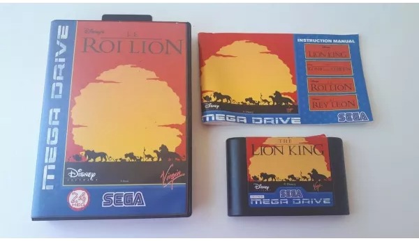 Disney Le Roi Lion sur Sega Mega Drive complet