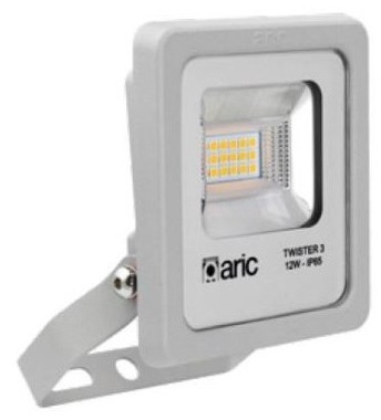 Projecteur extérieur LED Aric Twister 3 45 W 3000 K gris 50835