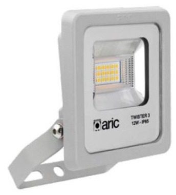 Projecteur extérieur LED Aric Twister 3 45 W 3000 K gris 50835