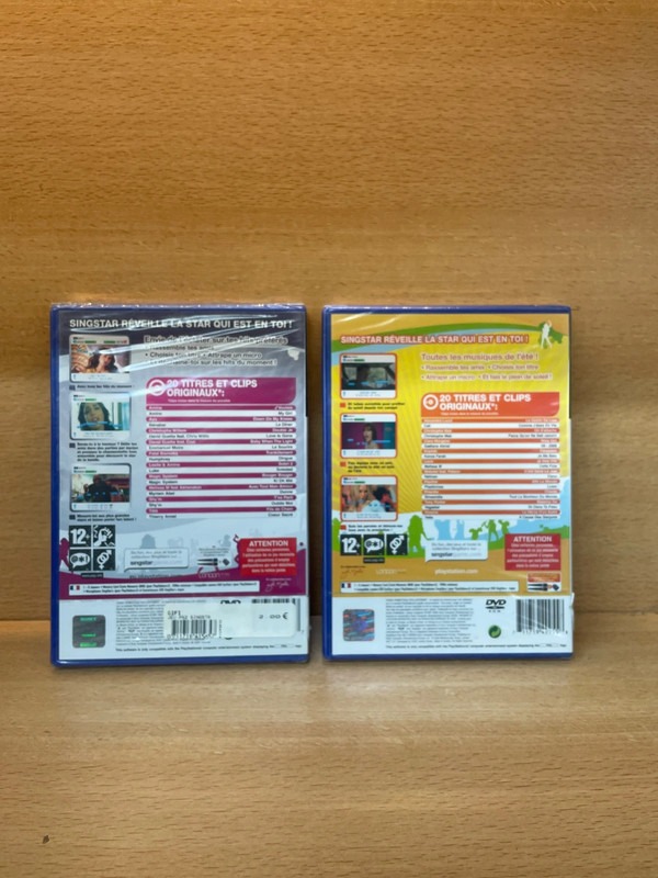 Jeu PS2 Singstar Pop Hits 2 et 3 Neuf — photo 2