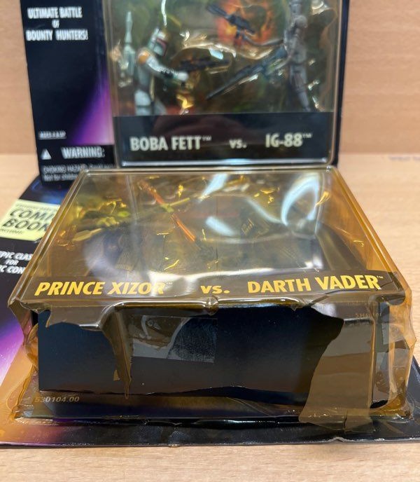 Lot 2 figurines Star Wars Shadows of the Empire Kenner 1996 sous blister — photo 3