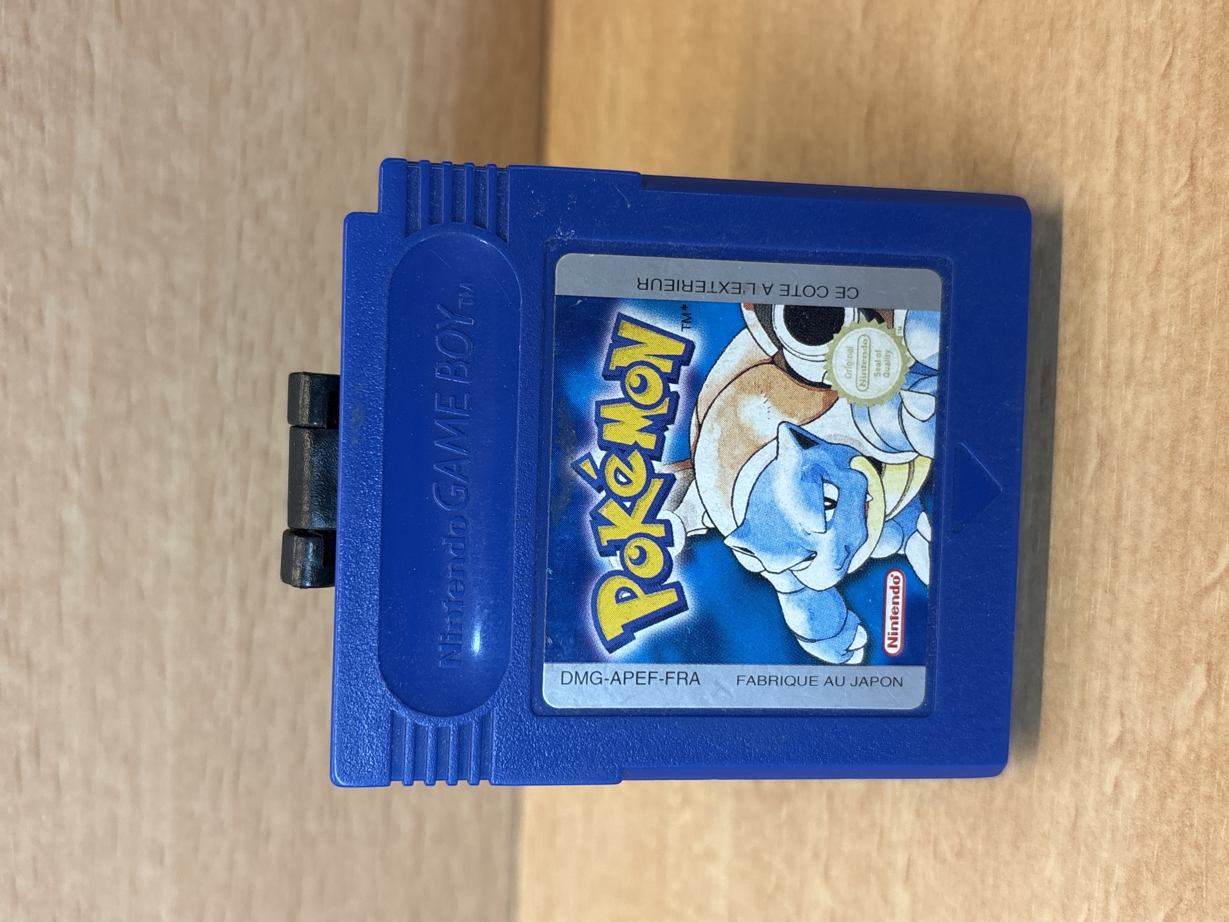 Jeu Pokémon Version Bleue Game Boy